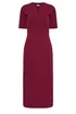 Long Tall Sally Red Keyhole Midi Dress - 20 Image 5