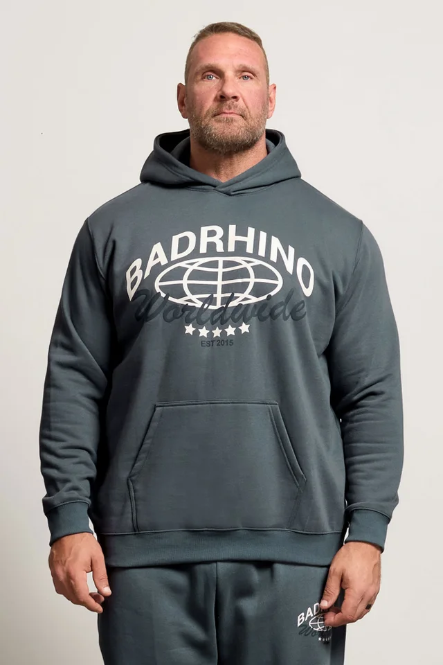 BadRhino Stormy Blue Worldwide Hoodie