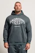 BadRhino Stormy Blue Worldwide Hoodie - Large Image 1