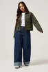 PixieGirl Petite Green Cord Collar Barn Jacket - 12 Image 3