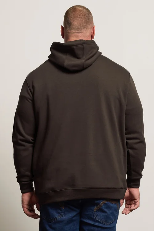 BadRhino Brown Cut & Sew Hoodie - Large Image 3
