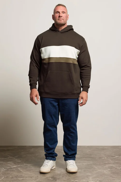 BadRhino Brown Cut & Sew Hoodie - Large Image 2