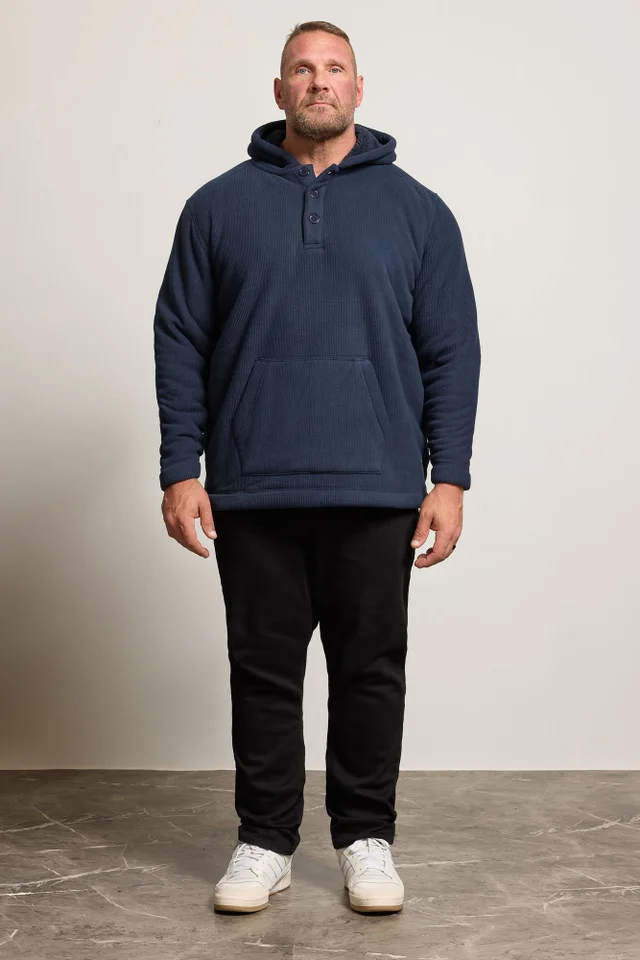 BadRhino Navy Blue Borg Lined Fleece