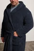 BadRhino Navy Blue Borg Dressing Gown - 5/6 XL Image 4