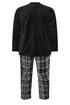BadRhino Black Check Fleece Lounge Set - XXL Image 5