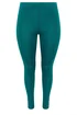 Yours Curve Teal Green Side Stripe Leggings - 20 Image 5