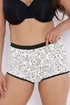Yours 5 Pack Black Perfume Bottle Print Shorts - 34-36 Image 2