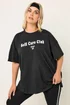Yours Curve 'Self Care Club' T-Shirt - Size 22-24 Image 2
