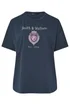 Yours Curve Navy Blue 'Health & Wellness' Slogan T-Shirt - Size 22-24 Image 5