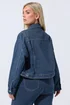 Yours Limited Curve Indigo Blue Bow Embroidered Denim Jacket - 18 Image 3