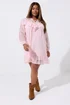 Yours Limited Pink Dobby Smock Dress - 18 Image 2