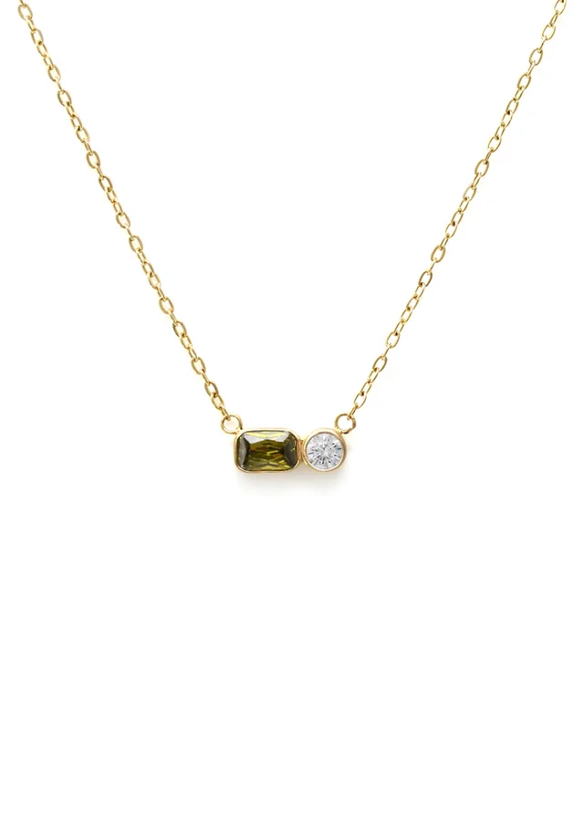 Say It With Yellow Gold June Alexandrite Birthstone Necklace