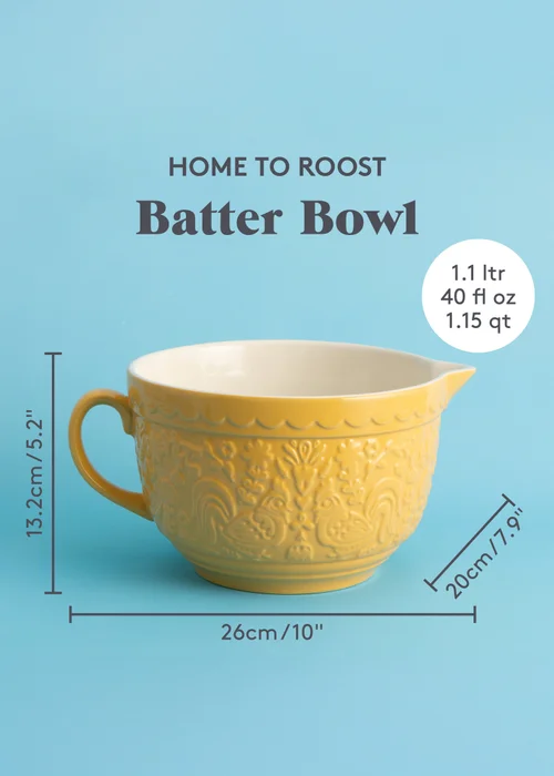 Mason Cash Yellow Home to Roost Batter Bowl - One Size Image 4
