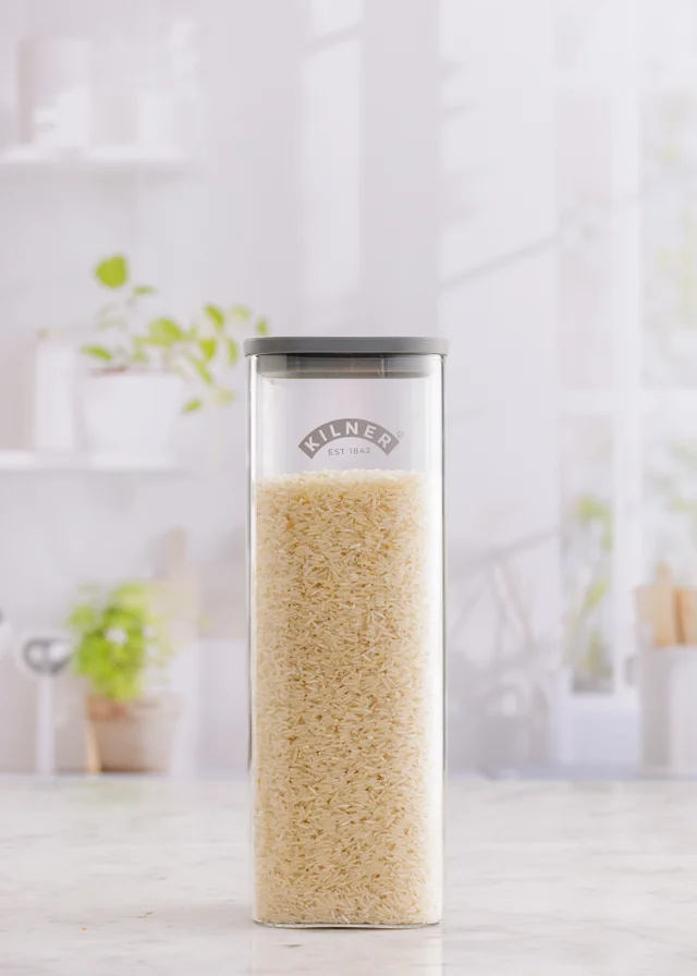 Kilner Fresh Storage Square 2L Jars Set of 2
