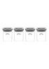 Kilner Fresh Storage 4 Piece Spice Jar Set 0.16L - One Size Image 1