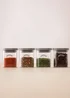 Kilner Fresh Storage 4 Piece Spice Jar Set 0.16L - One Size Image 4