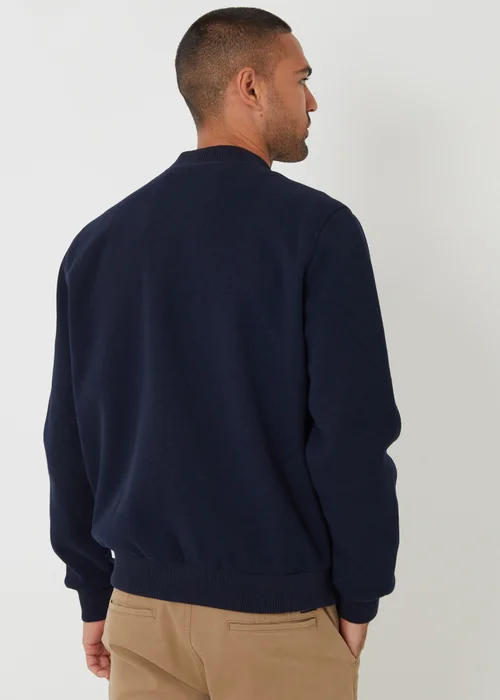 Threadbare Navy Brushed Bomber Jacket - L Image 2