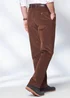 Cotton Traders Nutmeg Pleat Front Cord Trousers - 38/L31 Image 3