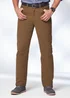 Cotton Traders Chestnut Cotton Moleskin 5 Pocket Trousers - 40/L27 Image 1
