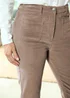 Cotton Traders Mocha Slim-Flare Stretch Cord Trousers - 20/L29 Image 4