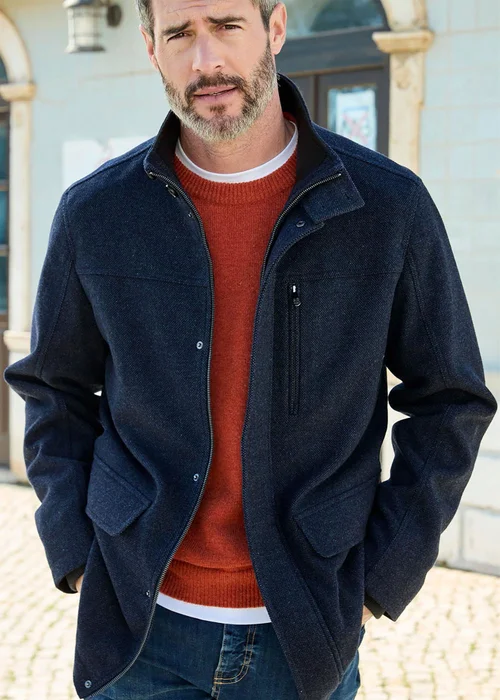 Cotton Traders Twilight Smart Brushed Wool Touch Coat - 3XL Image 2