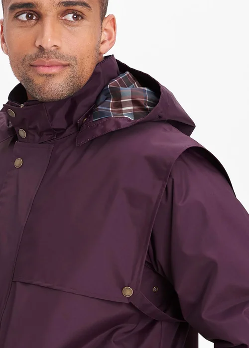 Cotton Traders Blackberry Windermere Waterproof Coat 40" - 4XL Image 3