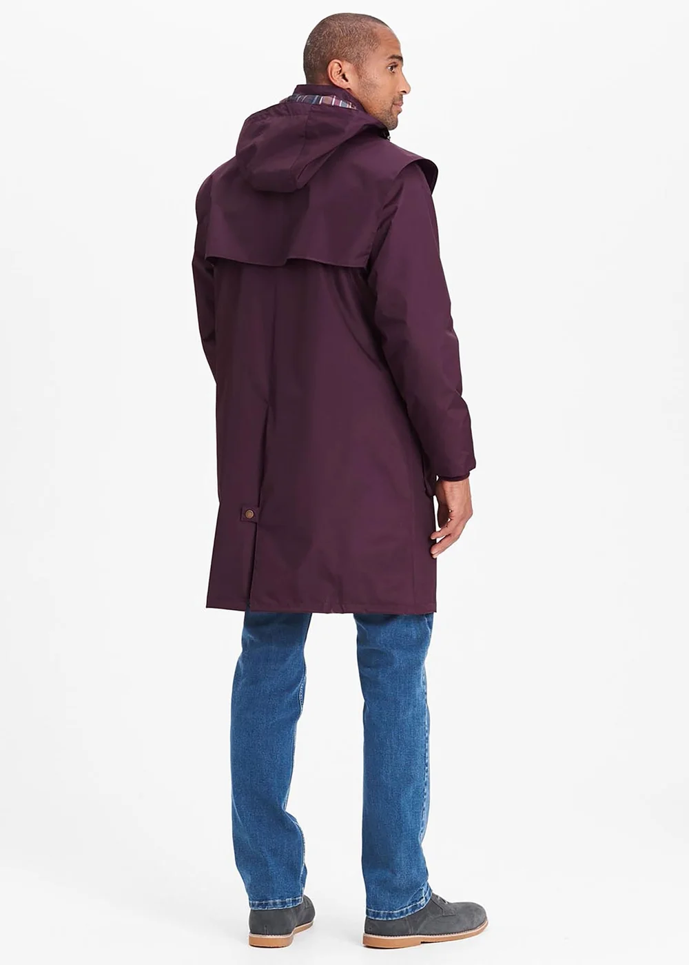 Cotton Traders Blackberry Windermere Waterproof Coat 40" - 4XL Image 2