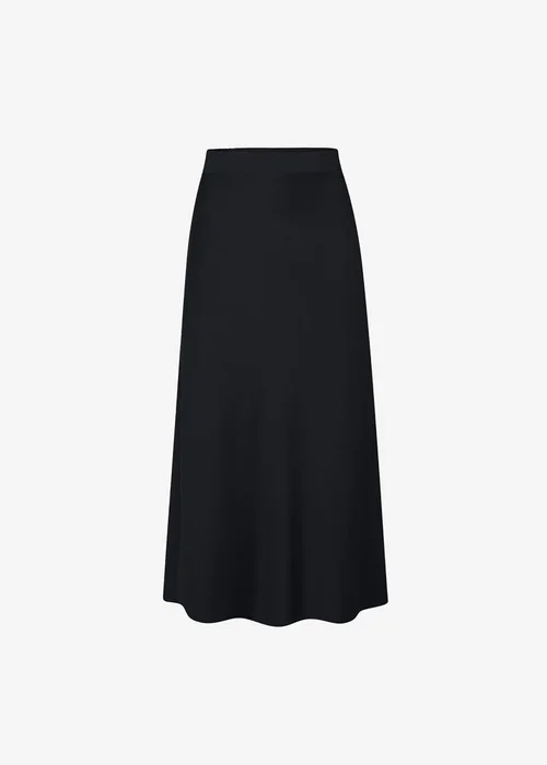 Cotton Traders Black Pull On Jersey Maxi Skirt - Size 10 Image 3