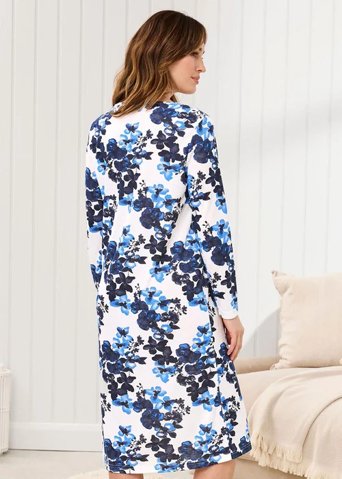 Cotton Traders Navy 2 Pack Jersey Nightdresses - Size 14-16 Image 3