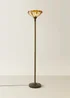 ValueLights Tiffany Jewel Stained Glass Uplighter Floor Lamp - One Size Image 3