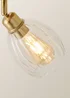 ValueLights Cheltenham 2 Way Gold Ceiling Spotlight Ribbed Shades - One Size Image 4