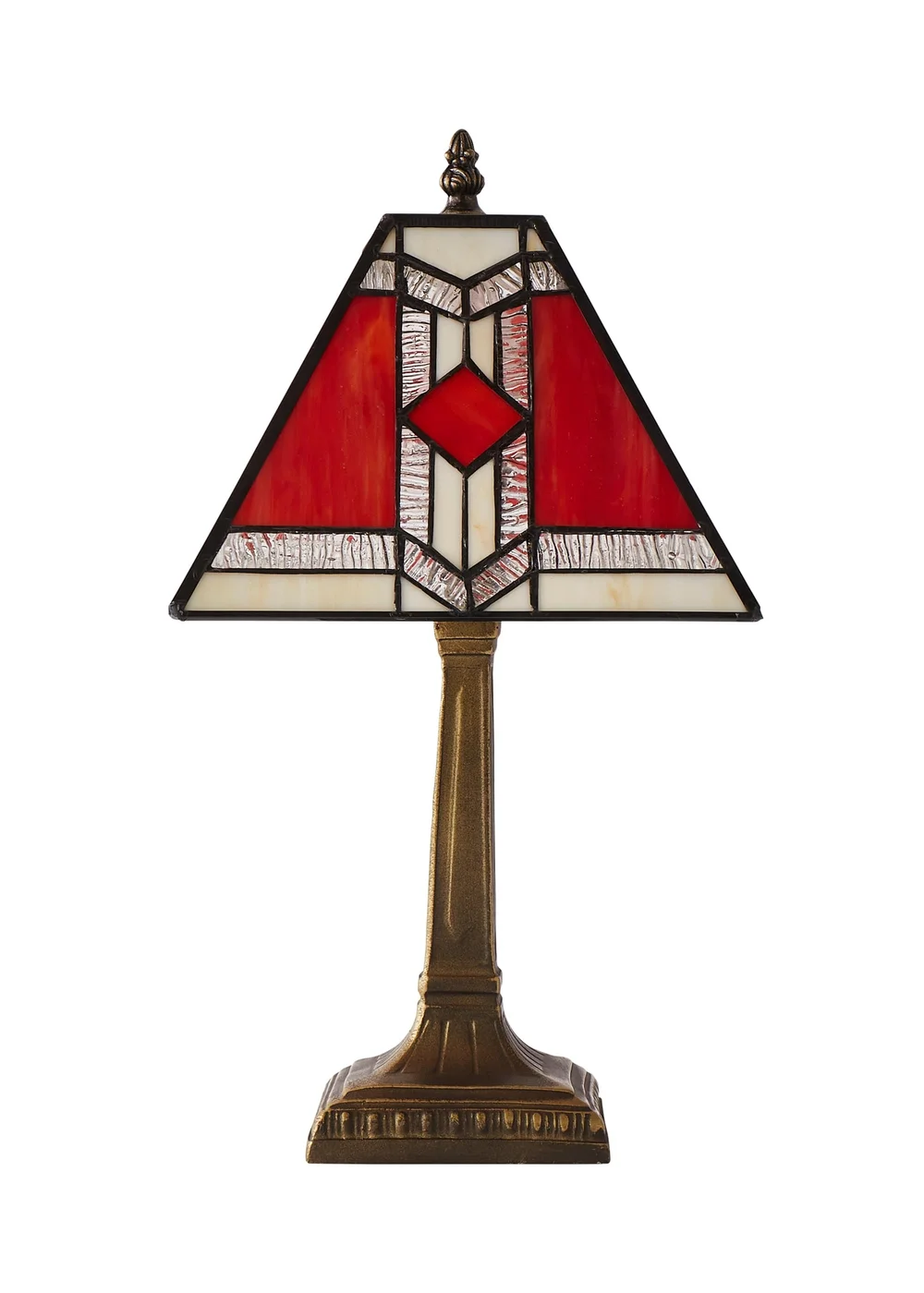 ValueLights Tiffany Aztec Stained Glass Table Lamp - One Size Image 5