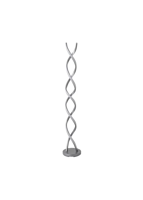 ValueLights Infinity Double Twist Integrated LED Grey Floor Lamp - One Size Image 6