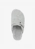 Cotton Traders Grey Clog Slippers - Size 3-4 Image 3