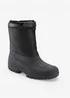 Cotton Traders Black Waterproof Highland Boots - Size 7 Image 1