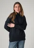 French Connection Navy Cosy Soft Touch High Neck Seam Jumper - Medium Image 1