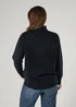 French Connection Navy Cosy Soft Touch High Neck Seam Jumper - Medium Image 2
