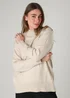 French Connection Beige Cosy Soft Touch High Neck Seam Jumper - Extra small Image 1