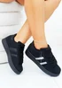 Love Lemonade Black/Black Crystal Stripe Trainers Exclusive Edition - Size 6 Image 5
