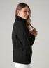 French Connection Black Cable Knit Roll Neck Long Sleeve Jumper - L Image 5