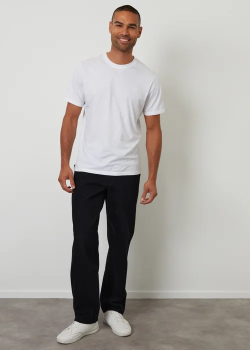 Threadbare Black Loose Fit Jeans - 34/L32 Image 3