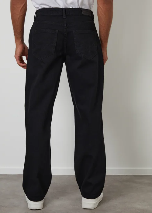 Threadbare Black Loose Fit Jeans - 34/L32 Image 2