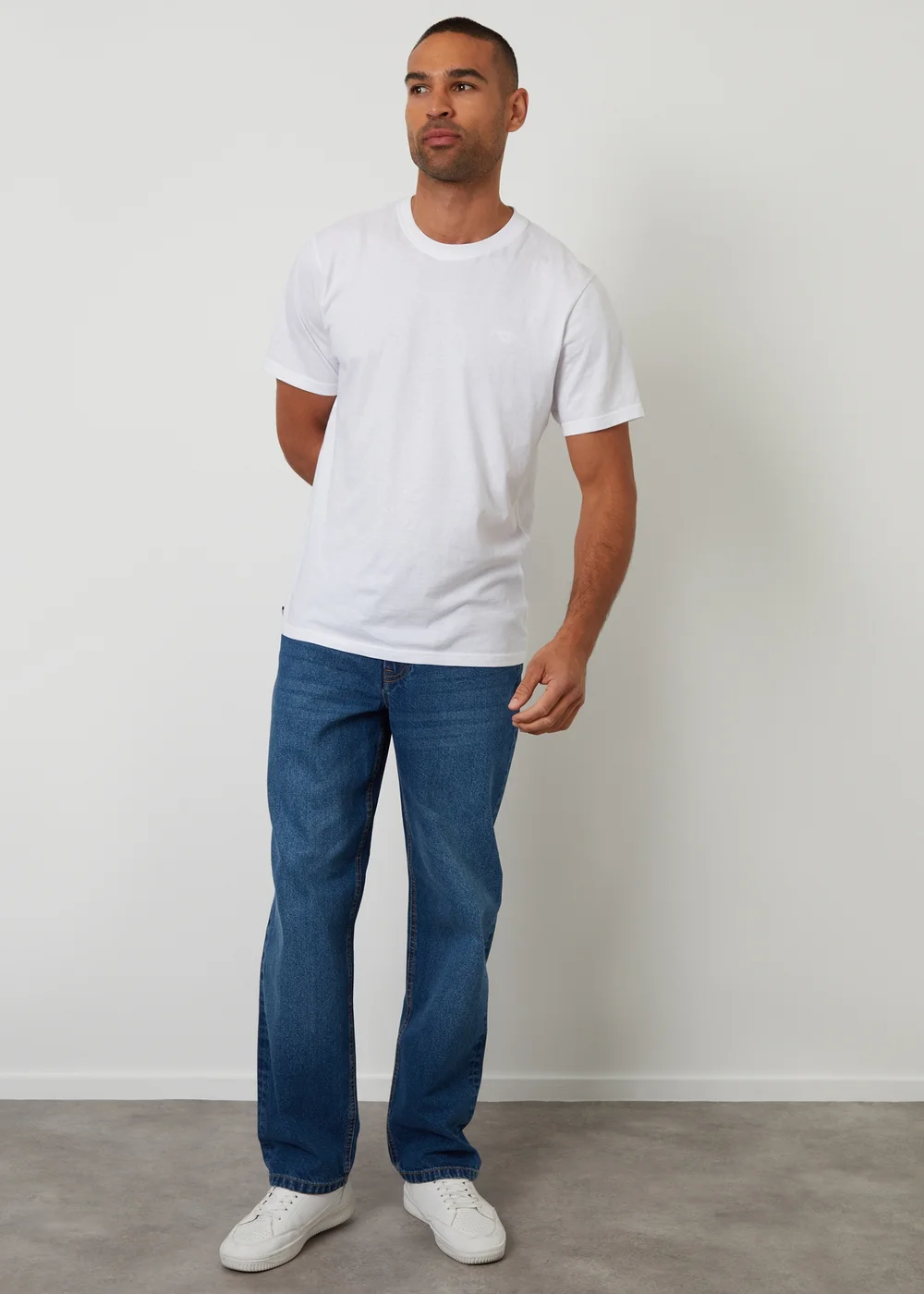 Threadbare Blue Loose Fit Jeans - 34/L32 Image 3