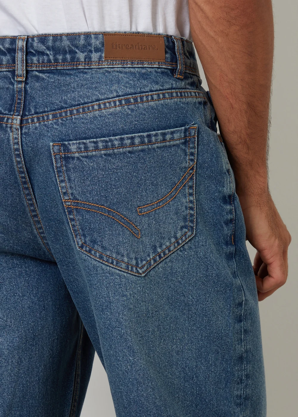 Threadbare Blue Loose Fit Jeans - 34/L32 Image 4
