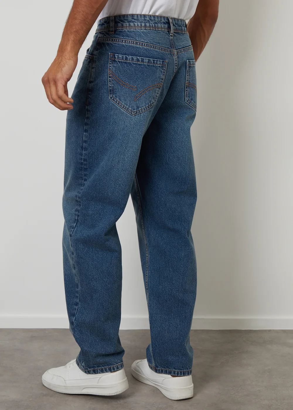 Threadbare Blue Loose Fit Jeans - 34/L32 Image 2