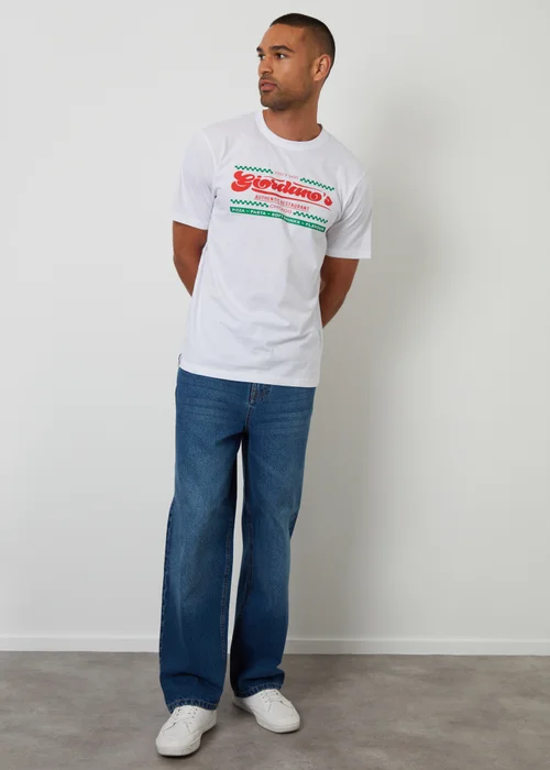 Threadbare Blue Baggy Fit Jeans - 36/L32 Image 3