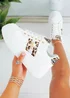Love Lemonade Leopard Crystal Deluxe Queen Bee Chunky Trainers - Size 4 Image 1