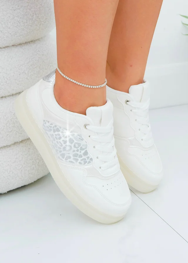 Love Lemonade White Sparkly Wild Crush Trainers