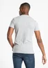 French Connection White 3 Pack Cotton Crew Neck Short Sleeve T-Shirts - Large Image 3