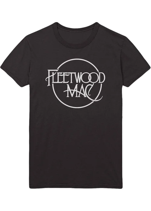 Fleetwood Mac Black Logo T-Shirt - Medium Image 4